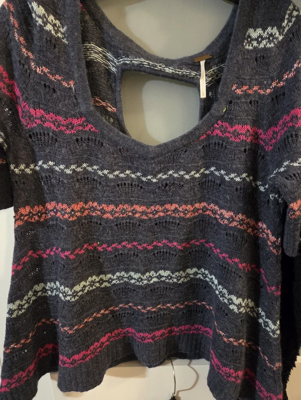 Free people lot 5pc top black sweater vneck dress S M womens